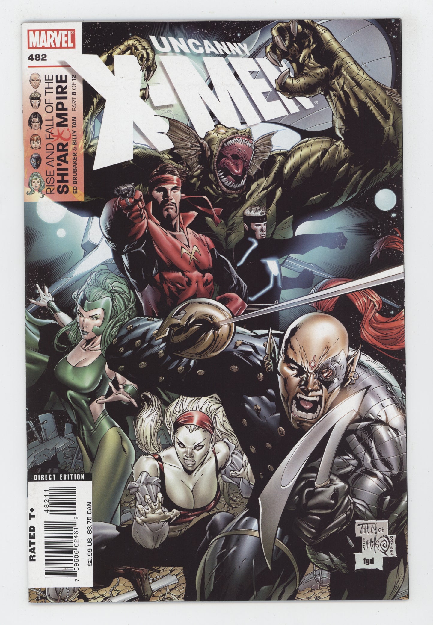 Uncanny X-Men 482 Marvel 2007 NM Billy Tan - Golden Apple Comics