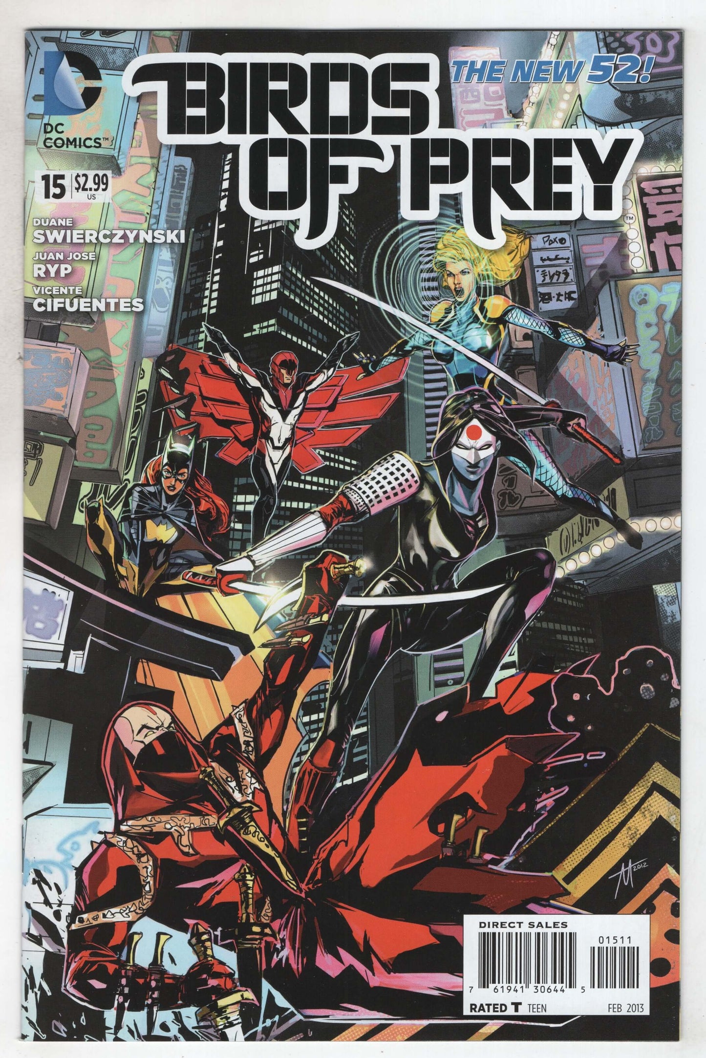 Birds of Prey #15 DC 2012 Condor New 52 - Golden Apple Comics