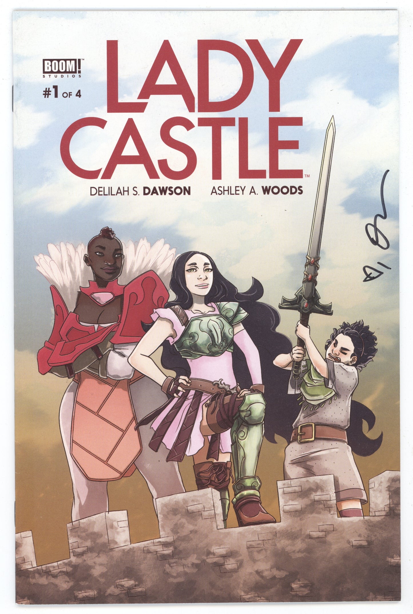 Ladycastle 1 Boom 2017 NM Signed Delilah Dawson