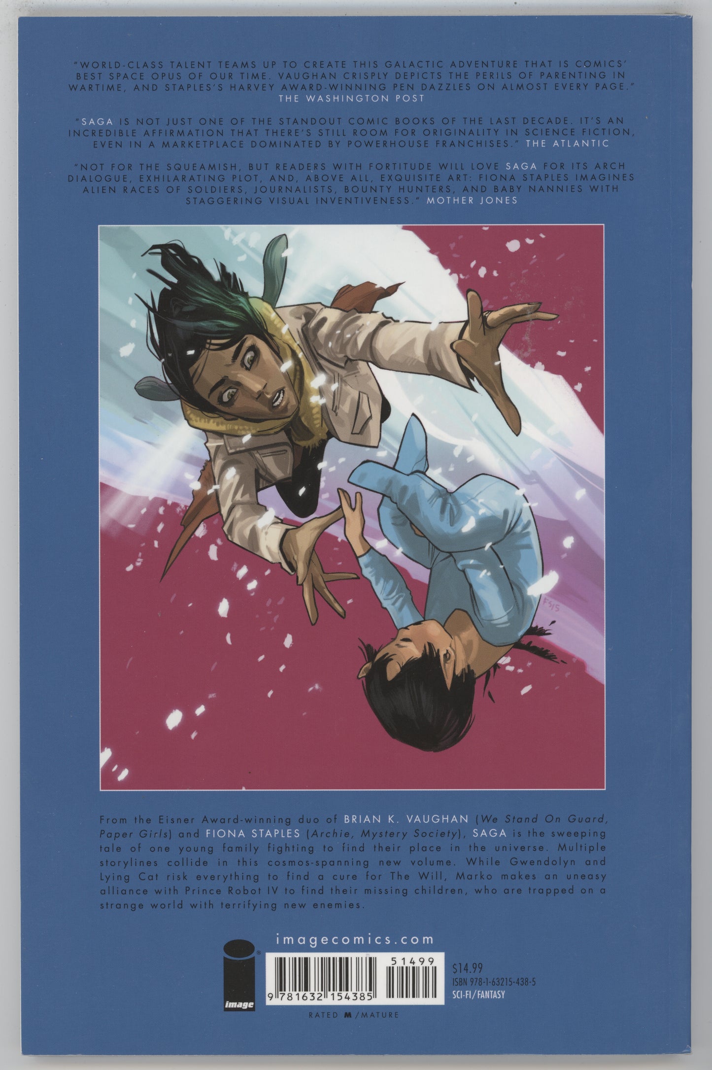 Saga 5 TPB Image 2015 NM- 25 26 27 28 29 30 Brian K Vaughan Fiona Staples - Golden Apple Comics