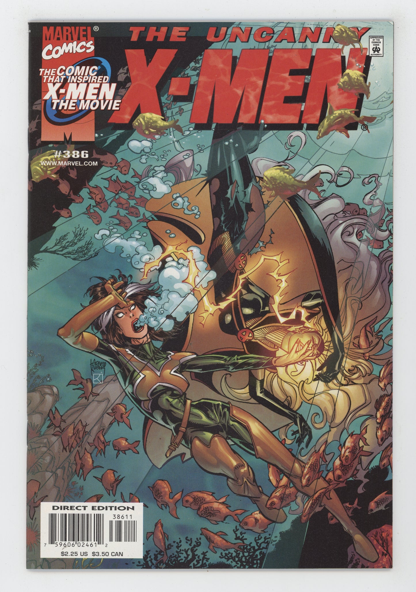 Uncanny X-Men 386 Marvel 2000 Tom Raney - Golden Apple Comics
