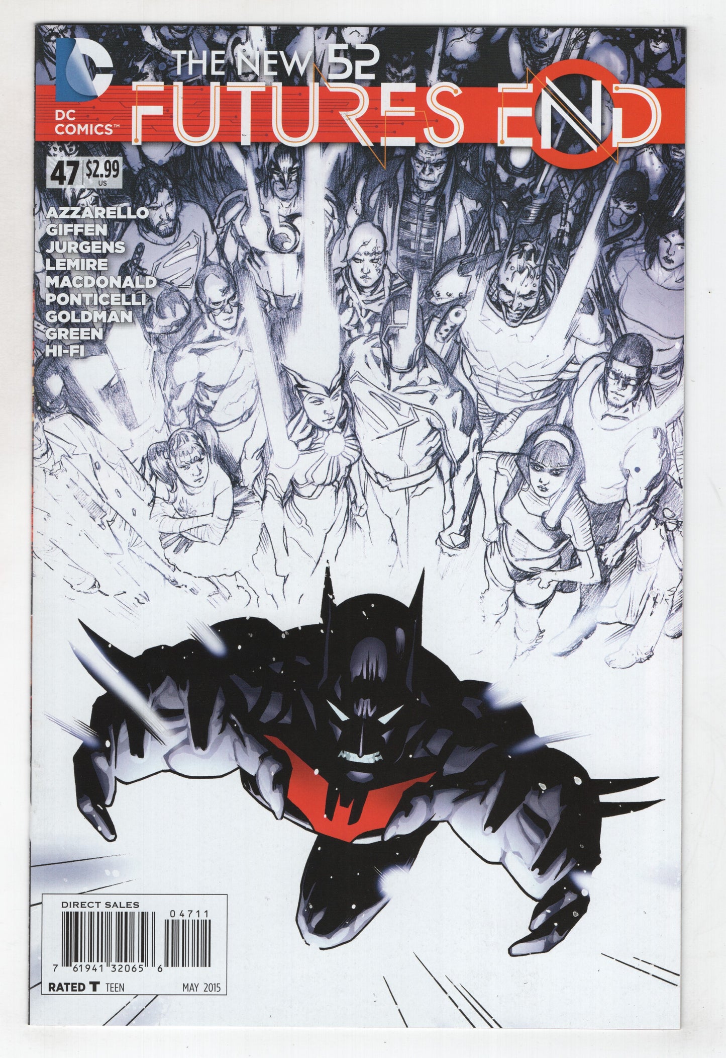 New 52 Futures End 47 DC 2015 NM Ryan Sook Batman Beyond