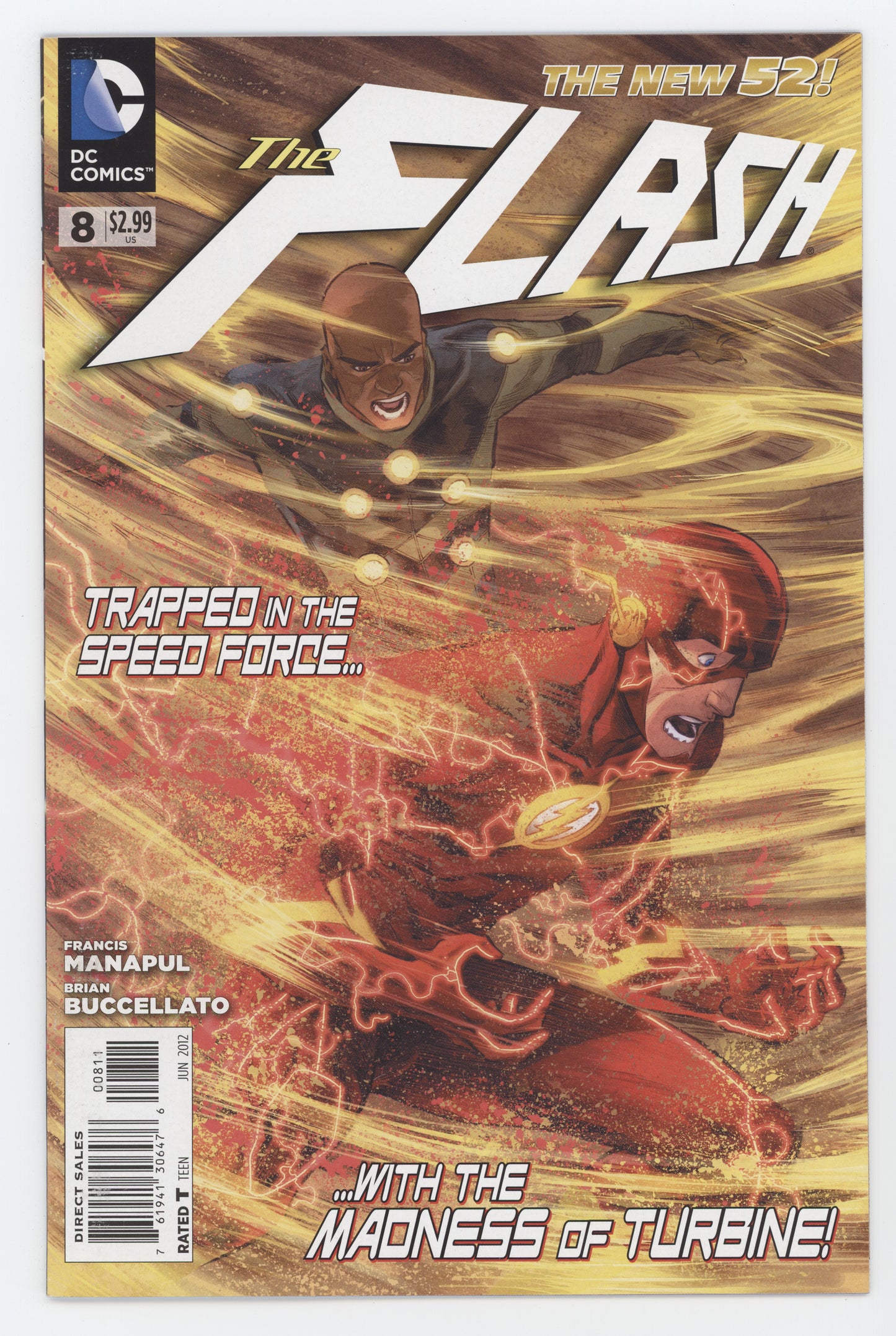 Flash #8 A 4th Series DC 2012 Francis Manapul Brian Buccellato New 52 - Golden Apple Comics