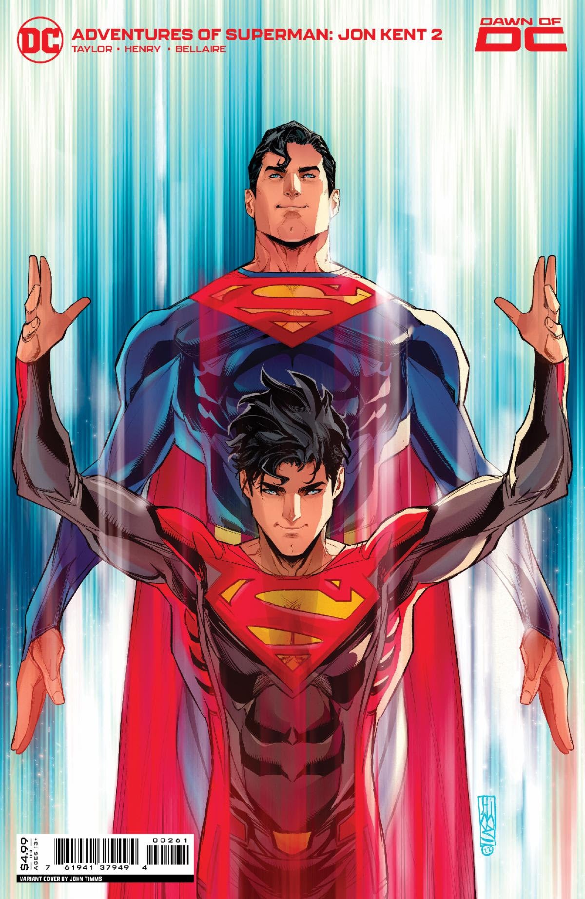 Adventures Of Superman Jon Kent #2 (Of 6) D John Timms Superman Card Stock Variant (04/04/2023) Dc