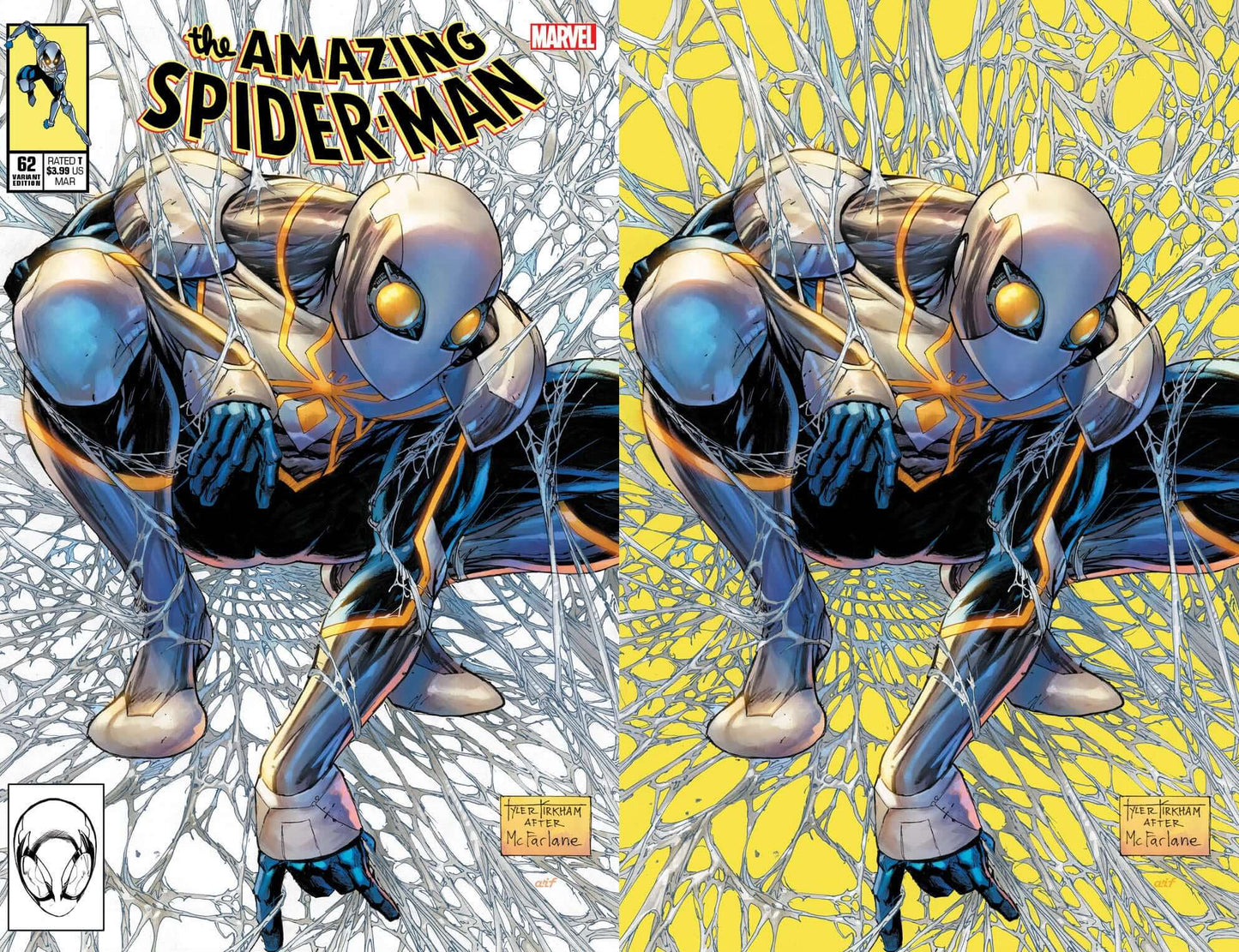 Amazing Spider-Man #62 Tyler Kirkham Todd McFarlane 1 Homage Variant (03/24/2021) Marvel