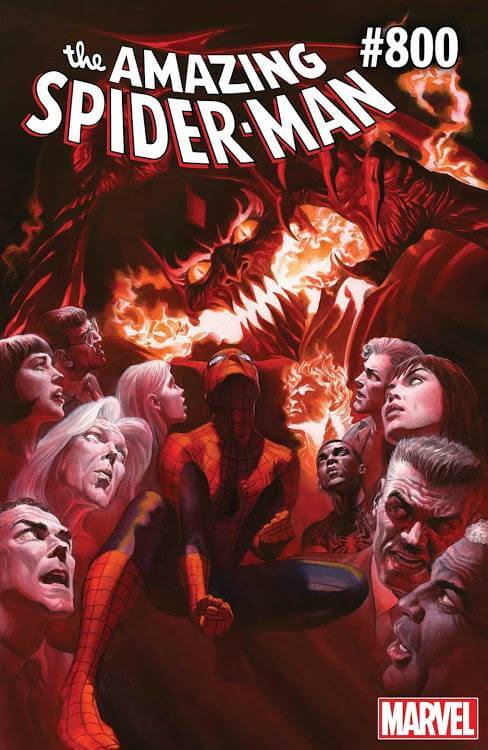 Amazing Spider-Man 800 Marvel Legacy Alex Ross Dan Slott Red Goblin (05/30/2018)