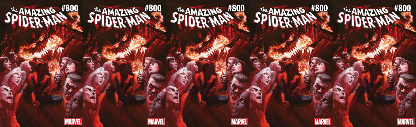 Amazing Spider-Man 800 Marvel 2018 Legacy Alex Ross Dan Slott Red Goblin