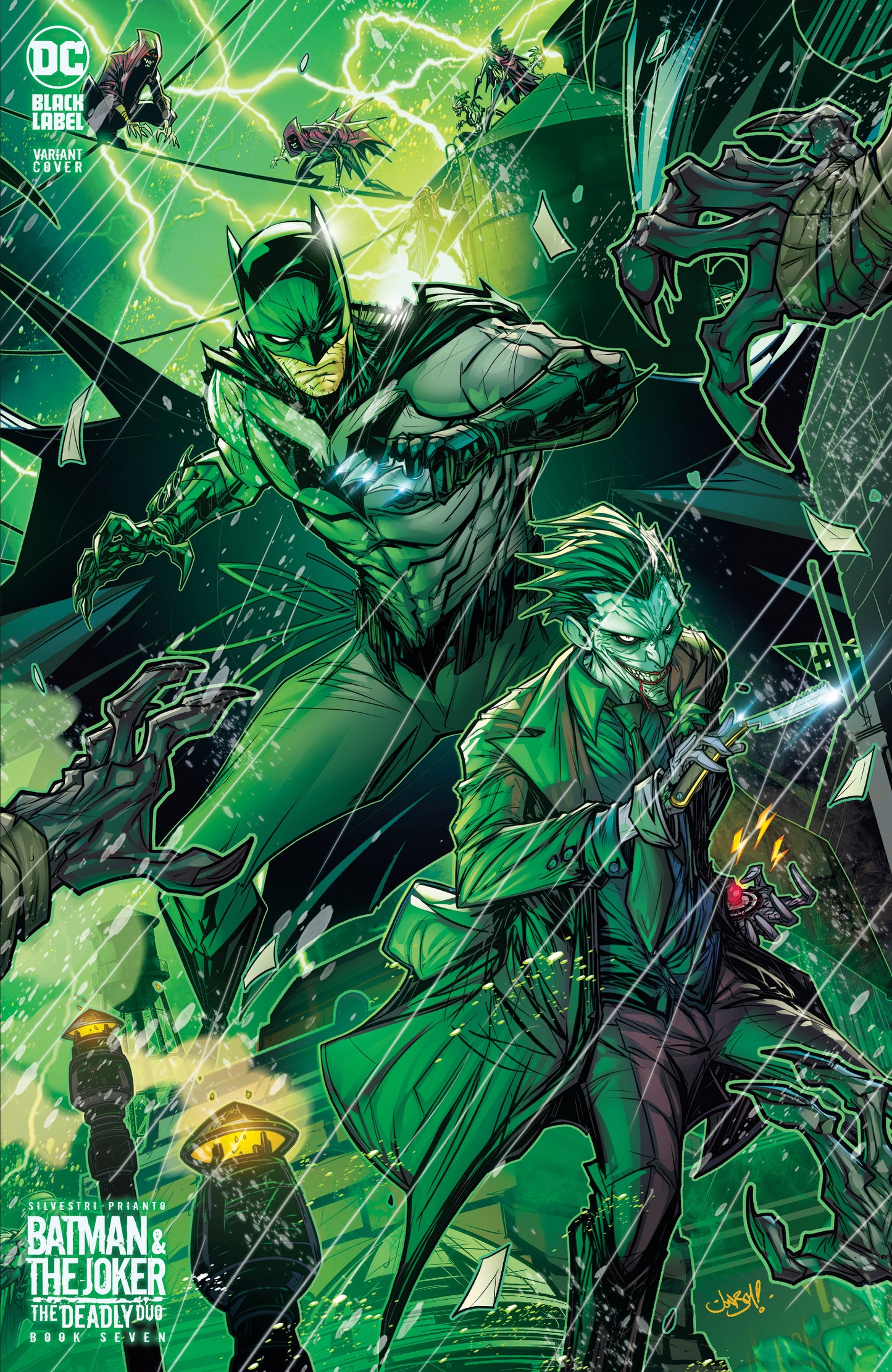 Batman & The Joker The Deadly Duo #7 (Of 7) F 1:25 Jonboy Meyers Card Stock Variant (05/02/2023) Dc