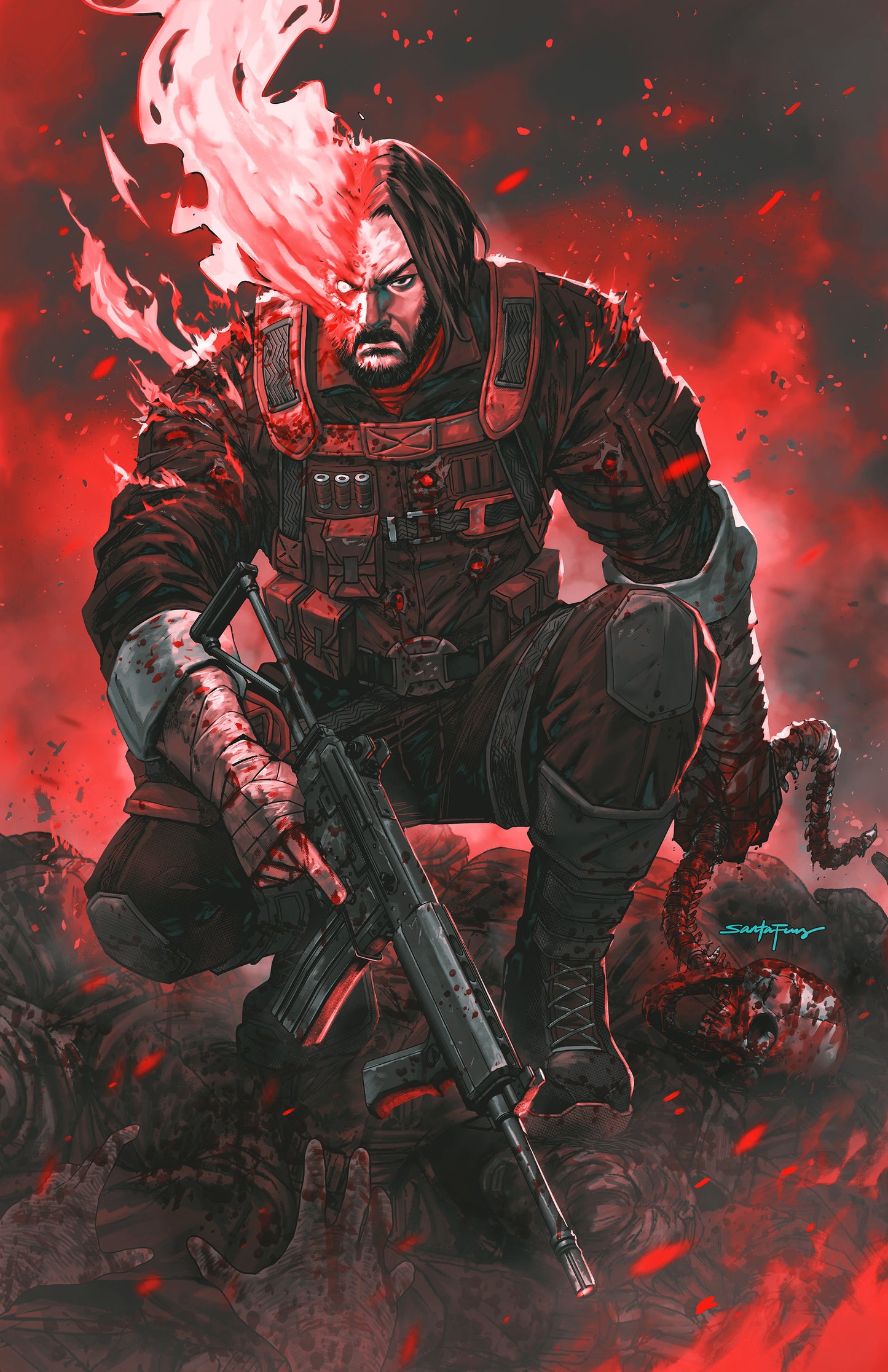 Brzrkr (Berzerker) #12 (Of 12) Santa Fung Virgin Variant (03/15/2023) Boom