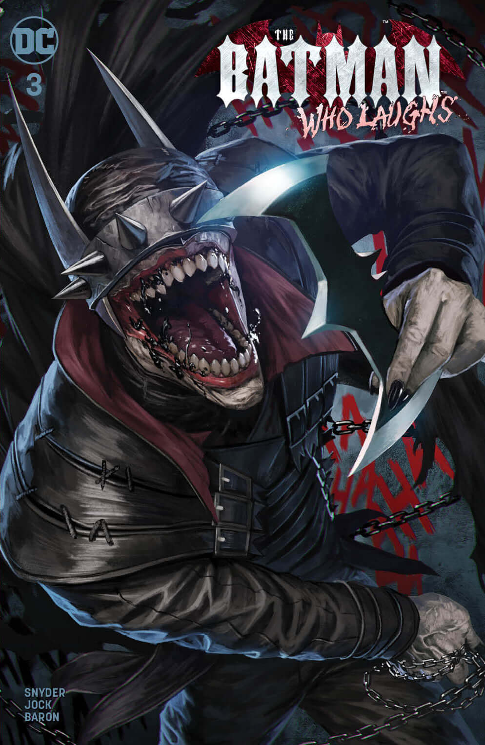 Batman Who Laughs 3 DC Skan Srisuwan Variant Trade + Virgin Set Optio