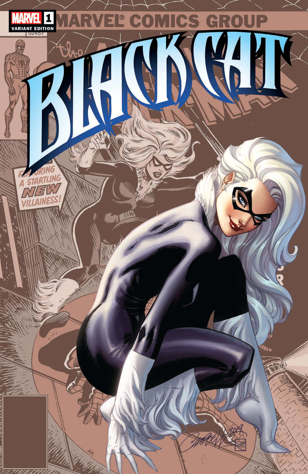 BLACK CAT #1 J Scott Campbell Variant Amazing Spider-Man 1 194