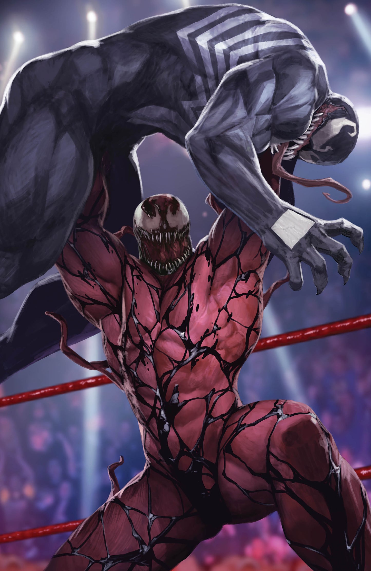 Carnage Black White And Blood #1 (Of 4) Skan Srisuwan Wrestling WWE Variant (03/31/2021) Marvel - Golden Apple Comics