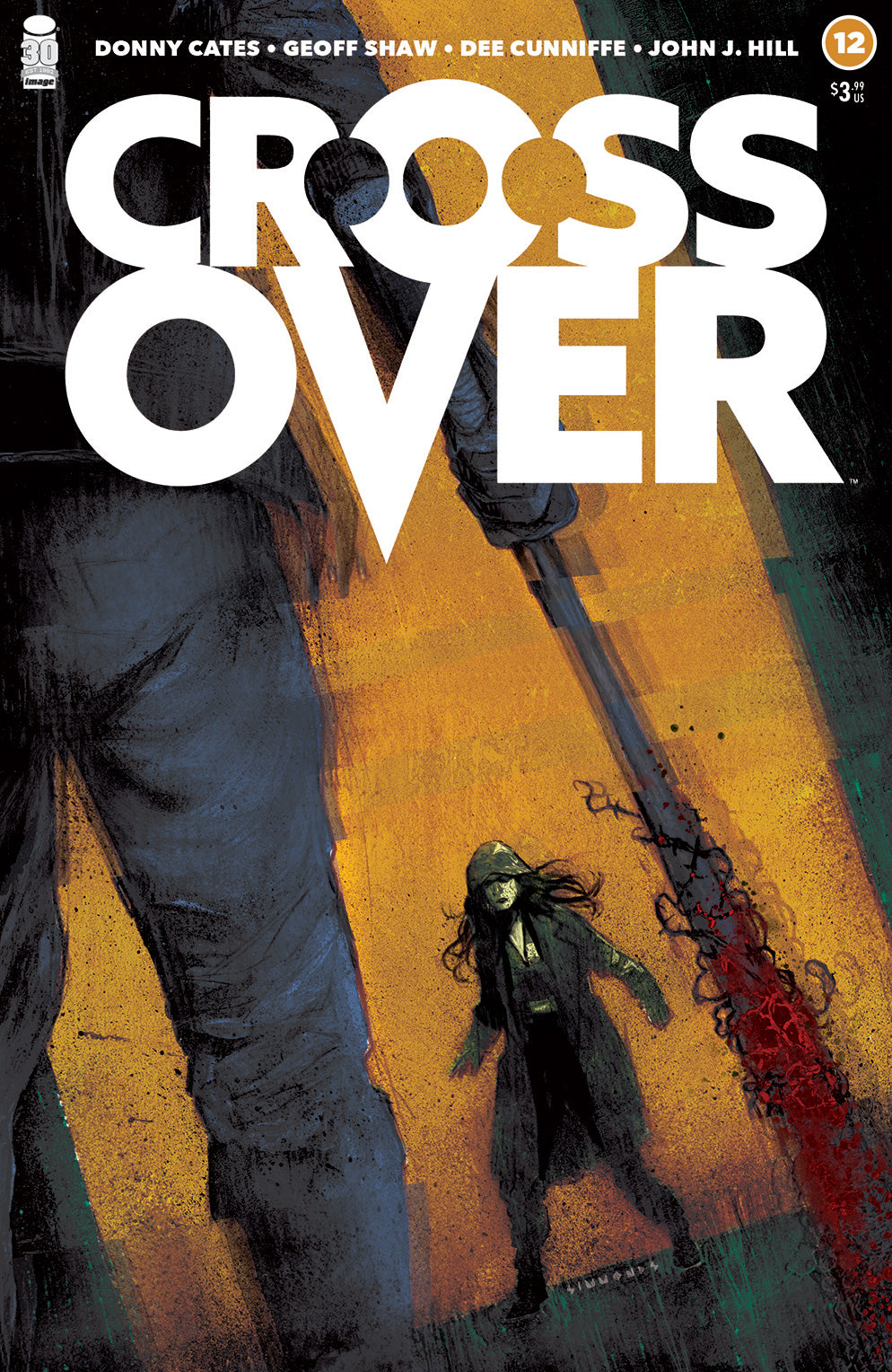 Crossover #12 B Martin Simmonds Variant Negan Walking Dead (03/02/2022) Image