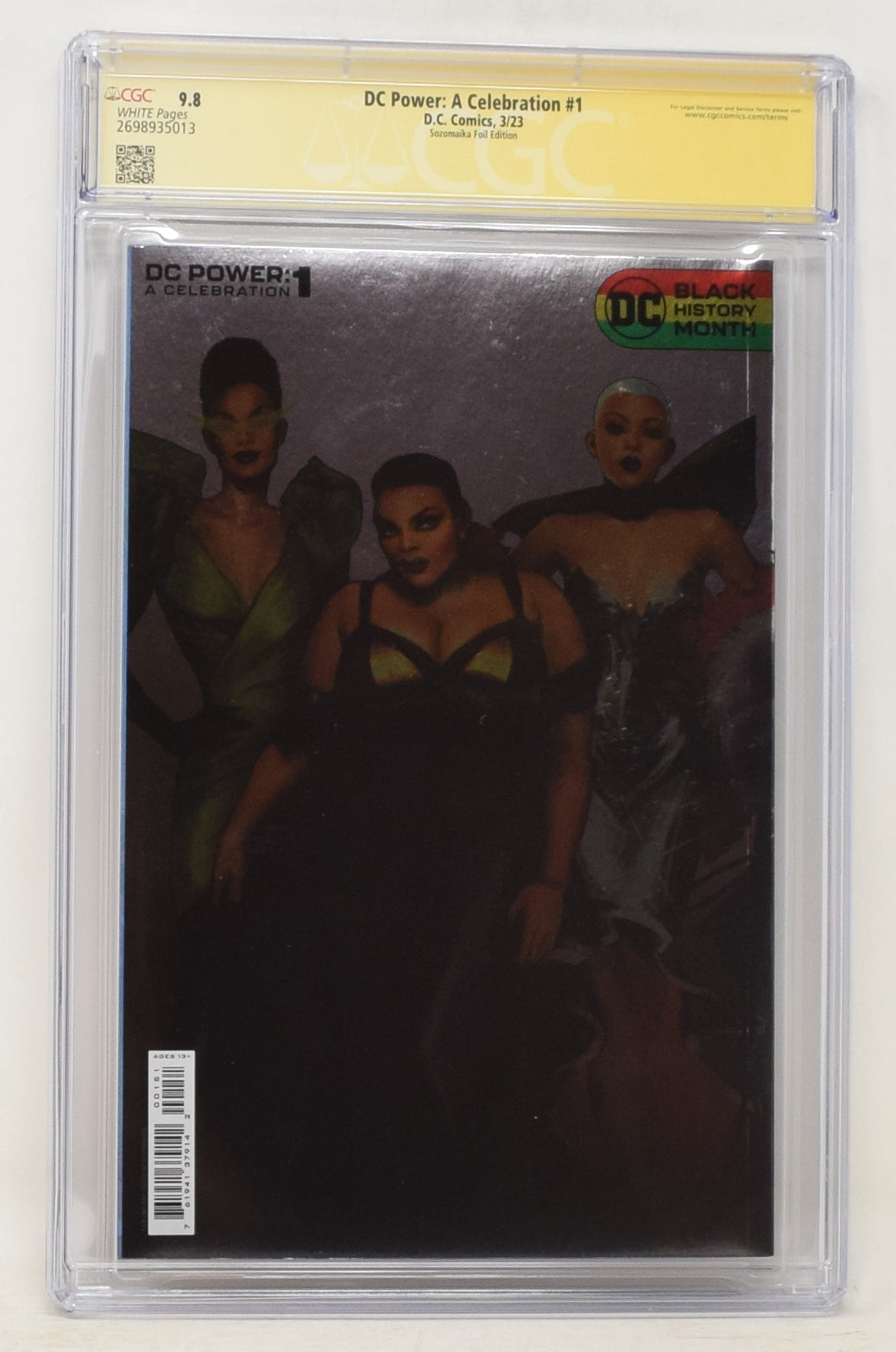 Dc Power A Celebration #1 (One Shot) E 1:50 Sozomaika Foil SIGNED Variant (01/31/2023) Dc - Golden Apple Comics