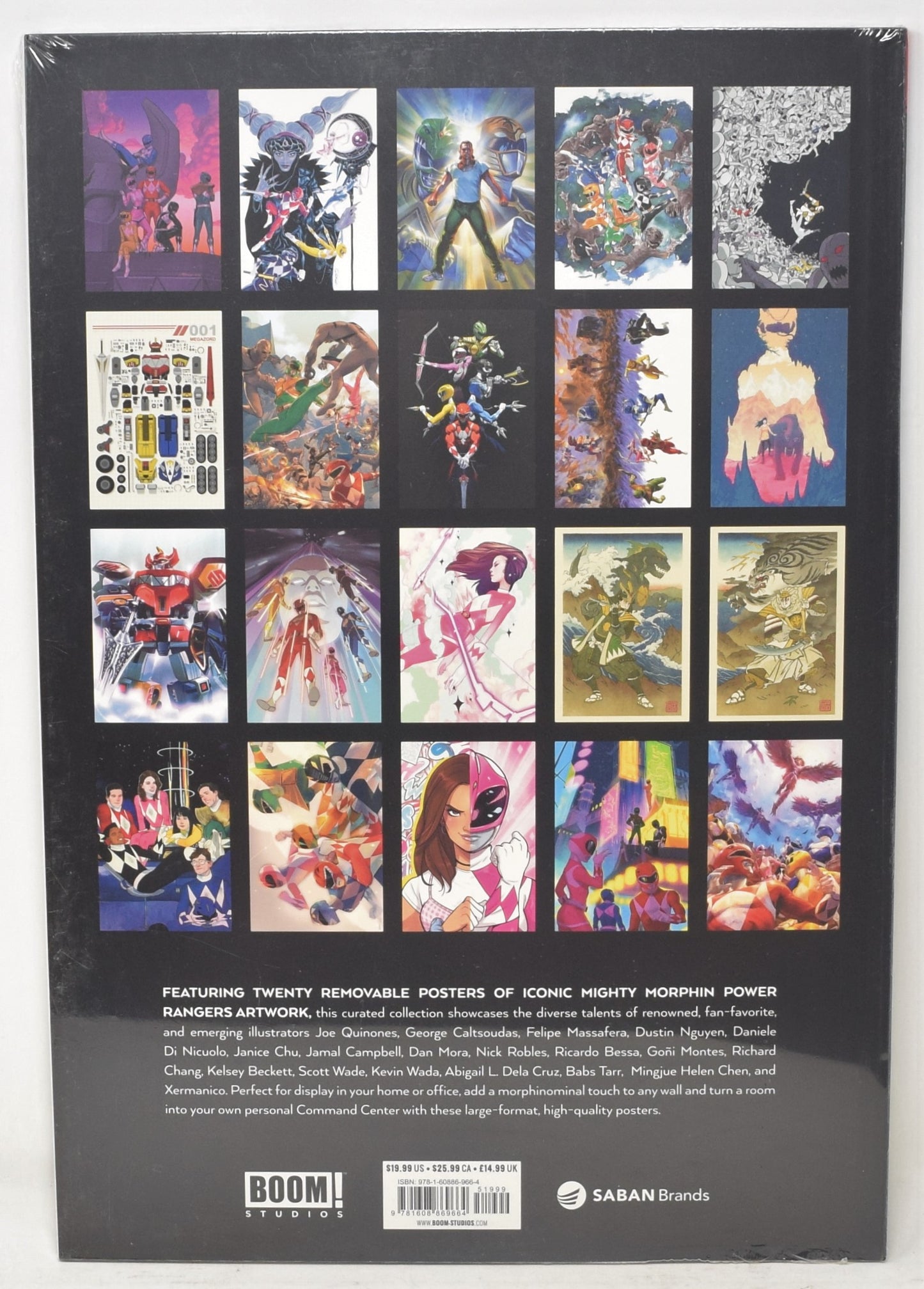 Mighty Morphin Power Rangers Poster Book 20 Boom MMPR