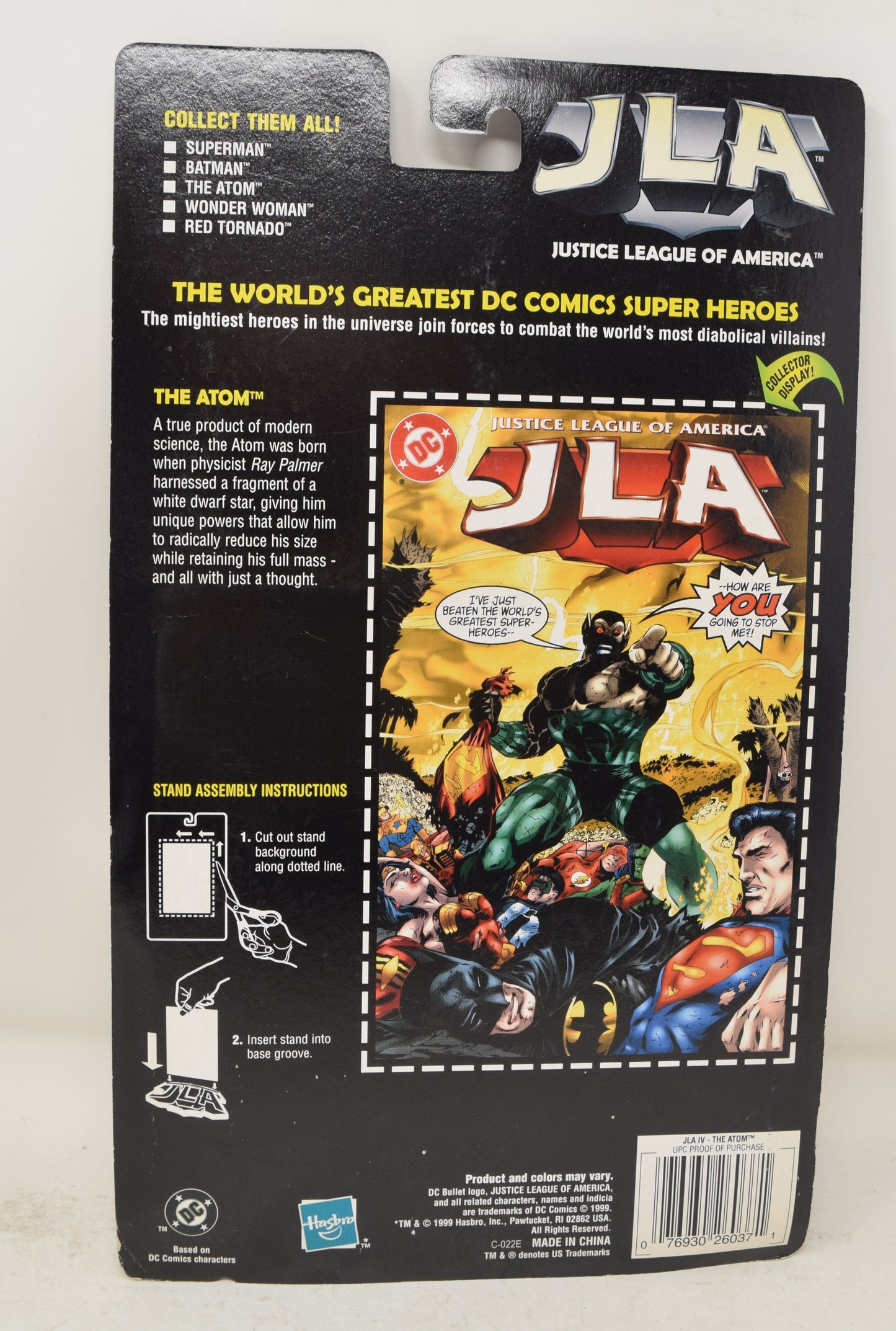 JLA The Atom DC Hasbro Action Figure MOC New