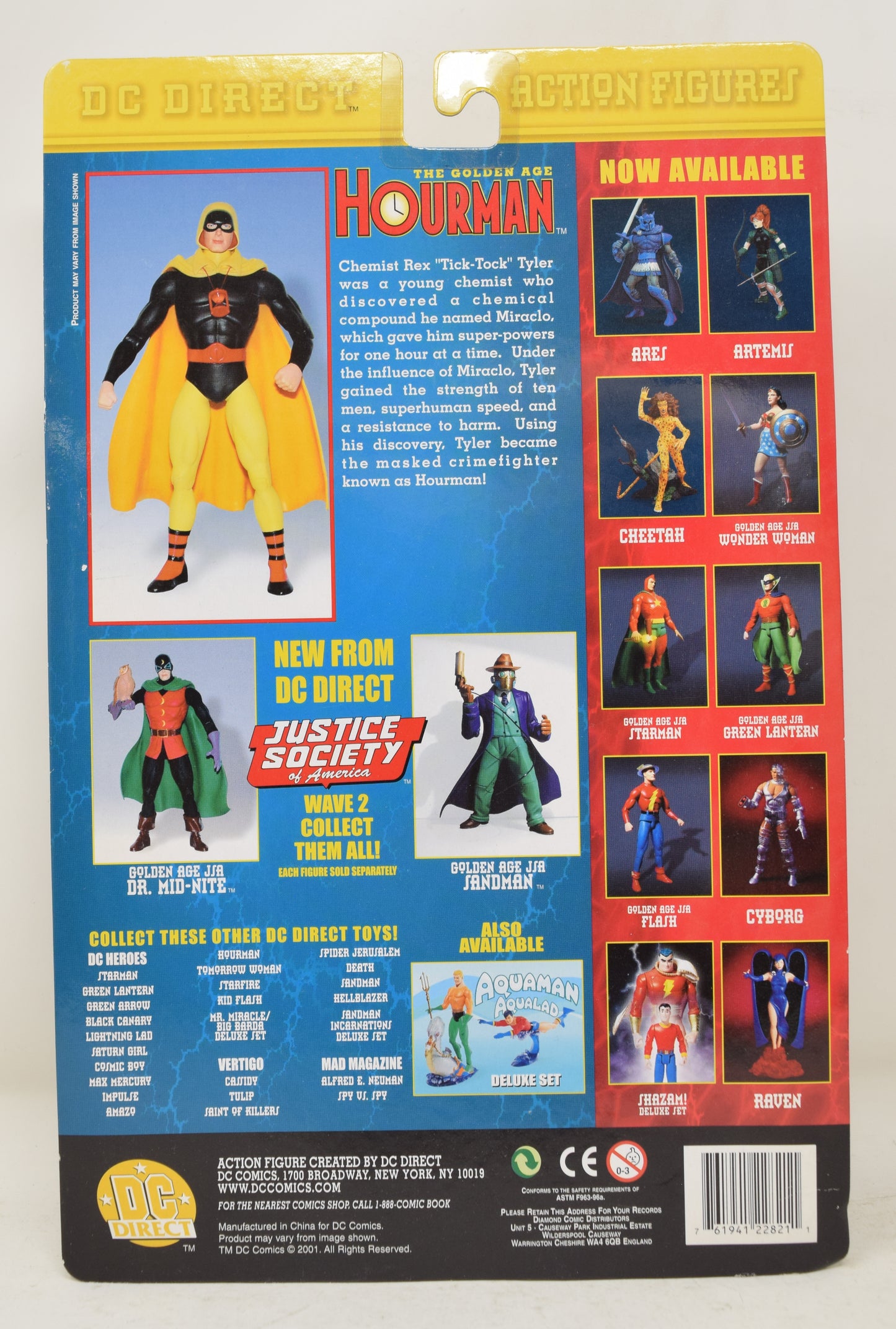 Hourman Action Figure Golden Age Justice Society DC Direct MOC New