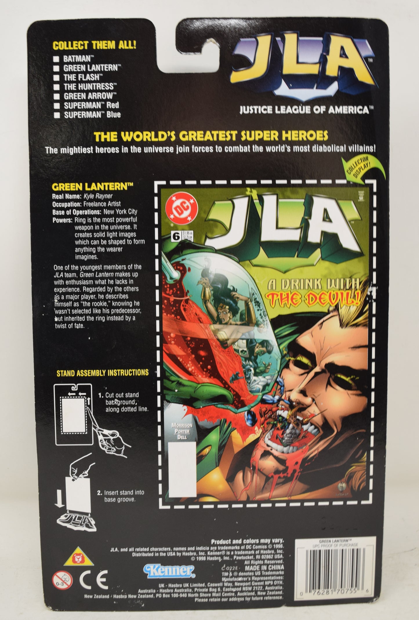 JLA Green Lantern DC Kenner Action Figure MOC New