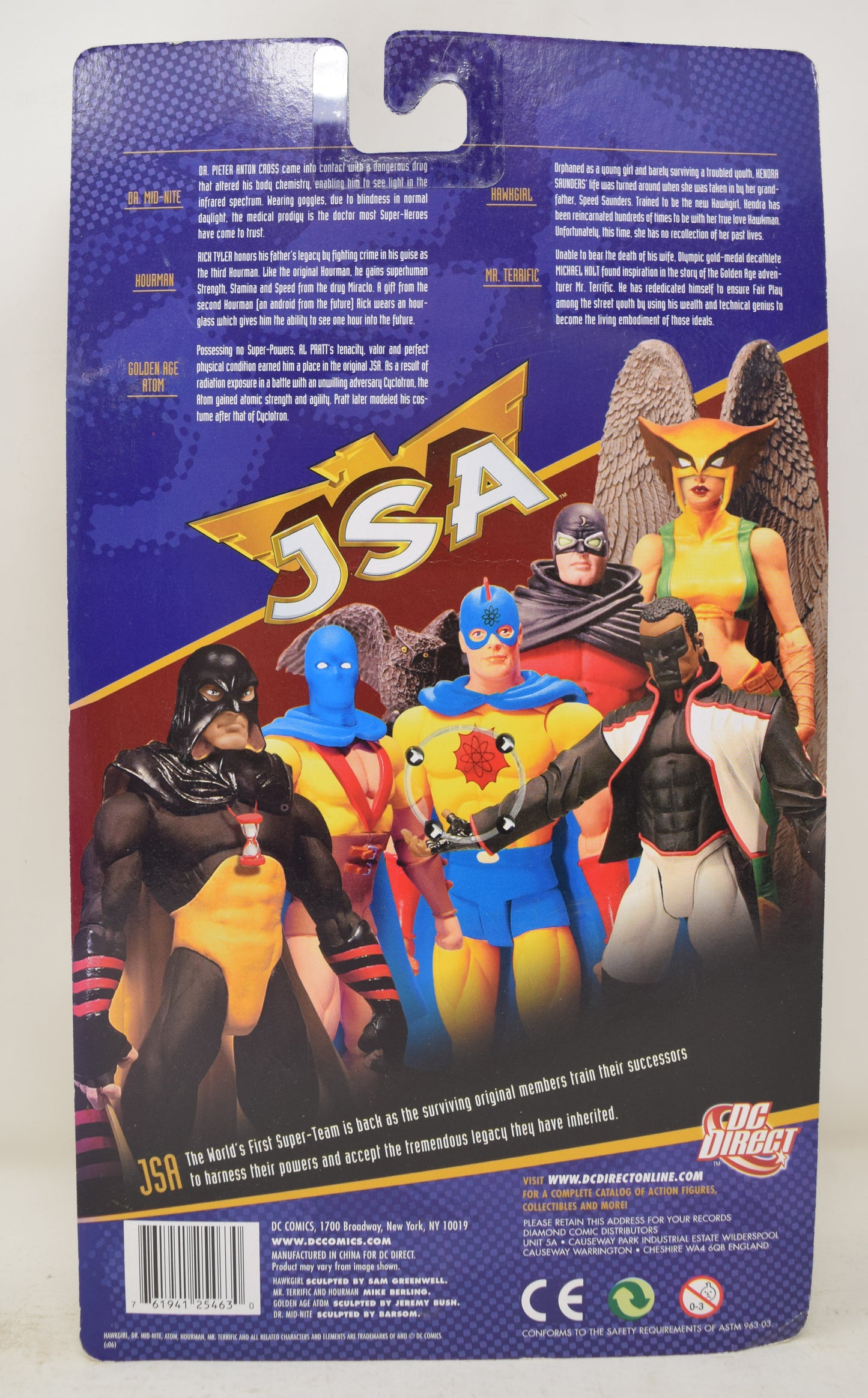 JSA Dr Mid-Nite DC Direct Action Figure MOC New