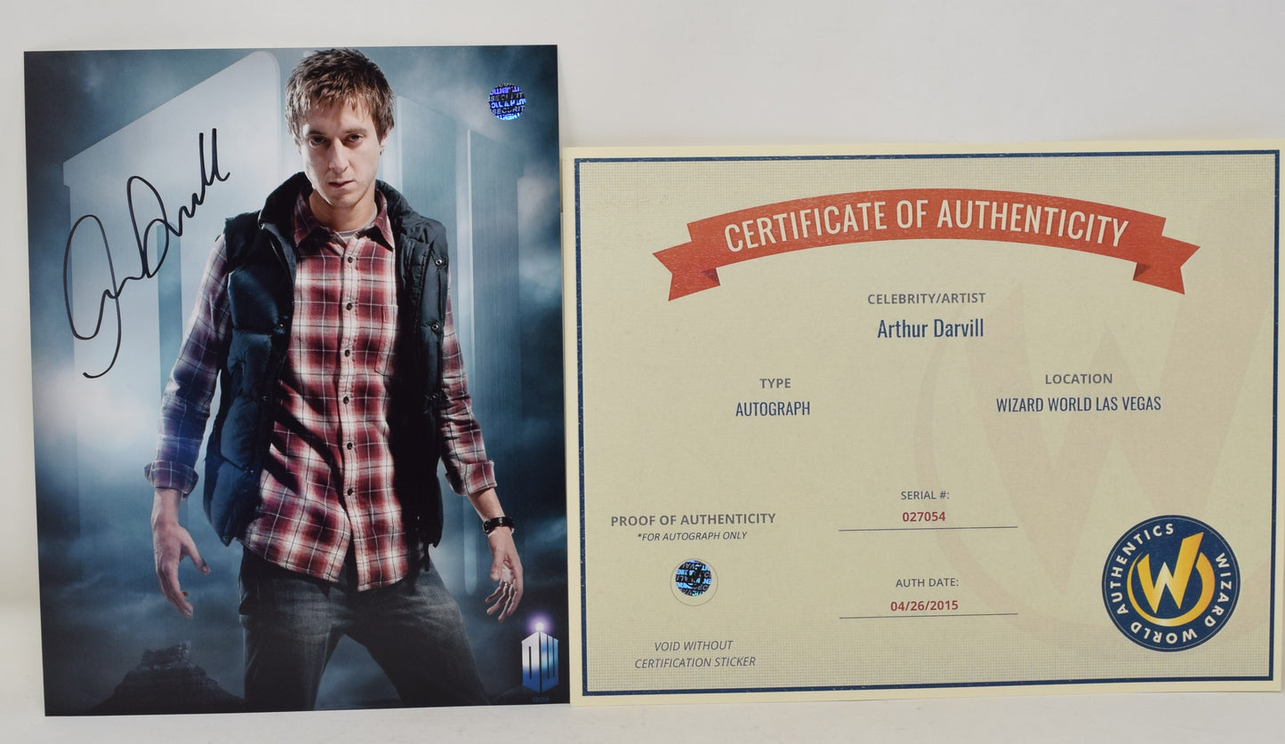 Arthur Darvill Doctor Who 3/4 Shot Signed Autograph 8 x 10 Photo COA - Golden Apple Comics