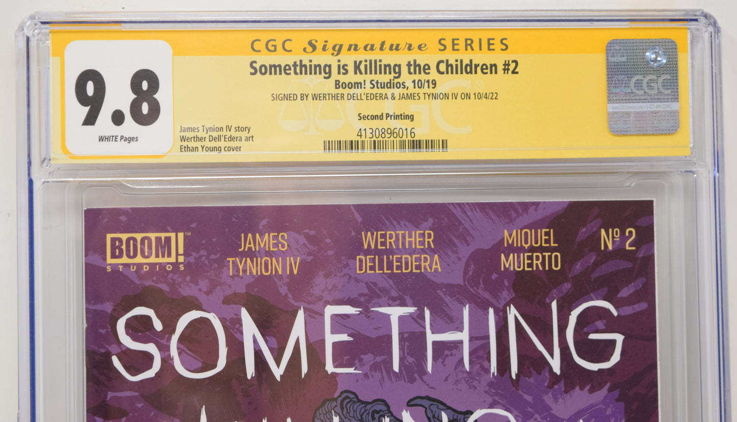 Something Is Killing The Children 2 Boom 2nd Print CGC SS 9.8 James Tynion IV Werther Dell'Edera - Golden Apple Comics