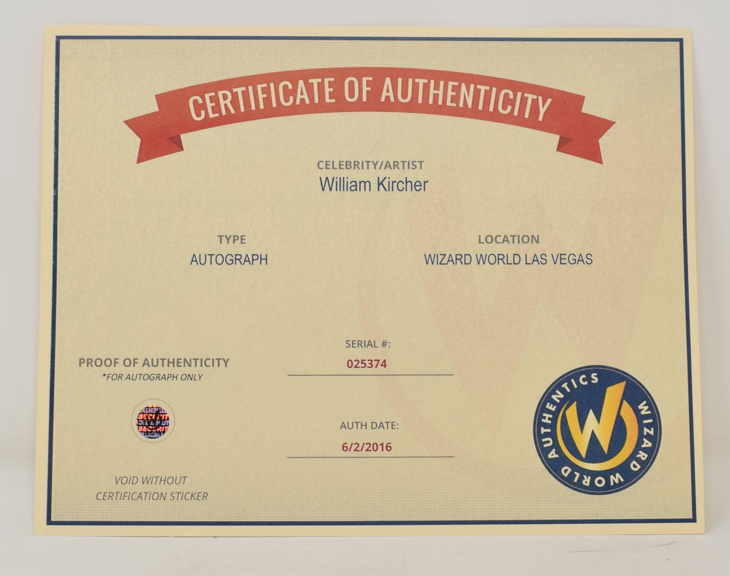 William Kircher Bifur Dwarf Hobbit Lord Of The Rings Signed Autograph 8 x 10 Photo COA