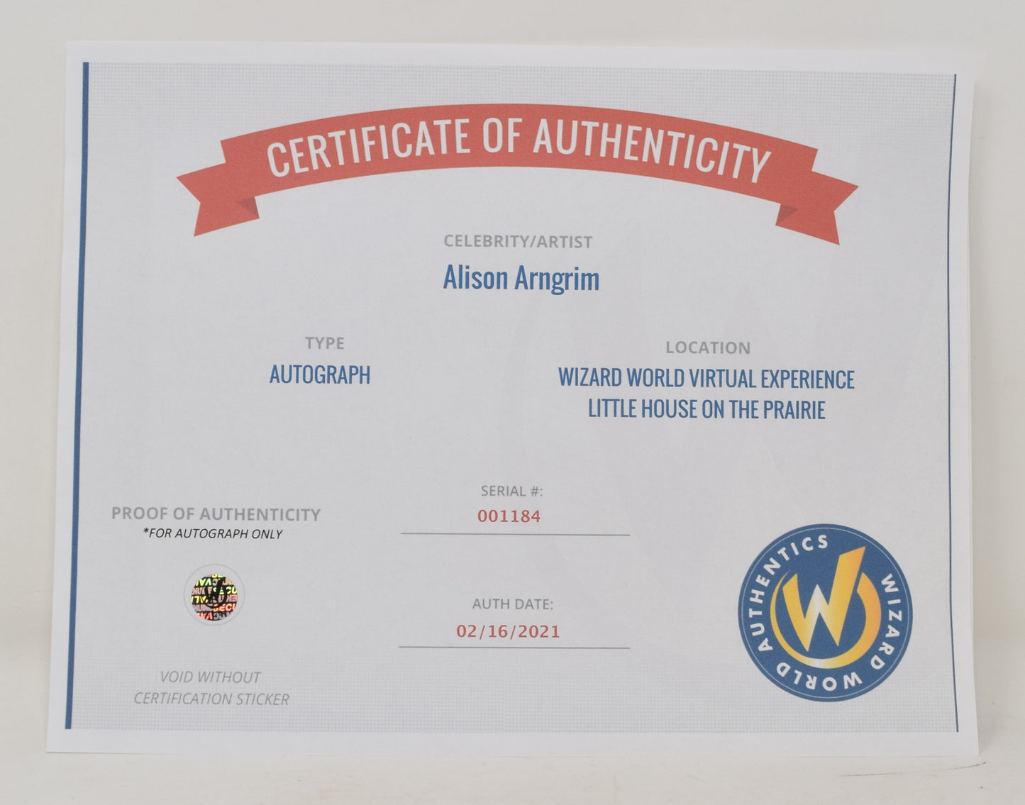 Alison Arngrim Little House On The Prairie Reading Signed Autograph 8 x 10 Photo COA