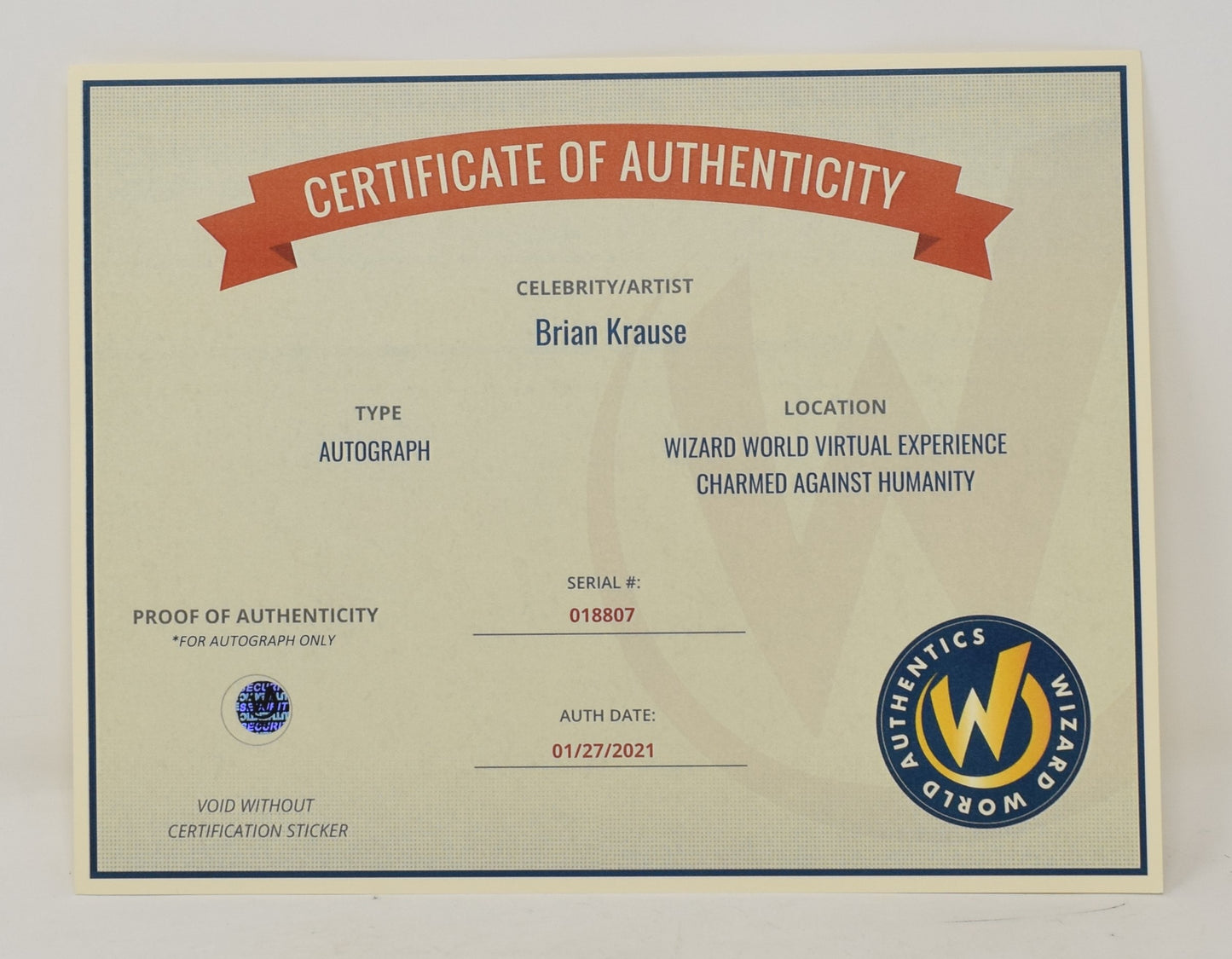 Brian Krause Charmed Signed Autograph 8 x 10 Photo COA