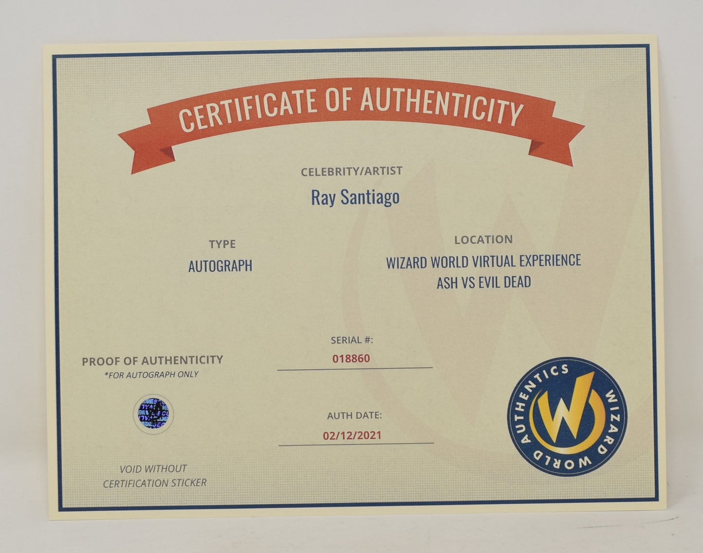 Ray Santiago Cast Ash vs Evil Dead Signed Autograph 8 x 10 Photo COA