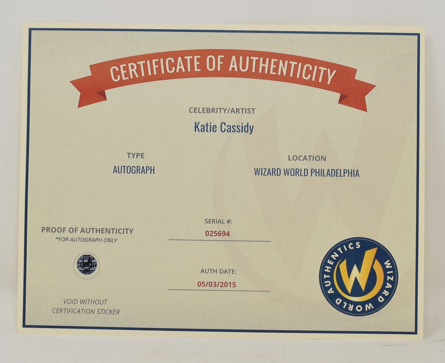 Katie Cassidy Arrow Black Canary Signed Autograph 8 x 10 Photo COA