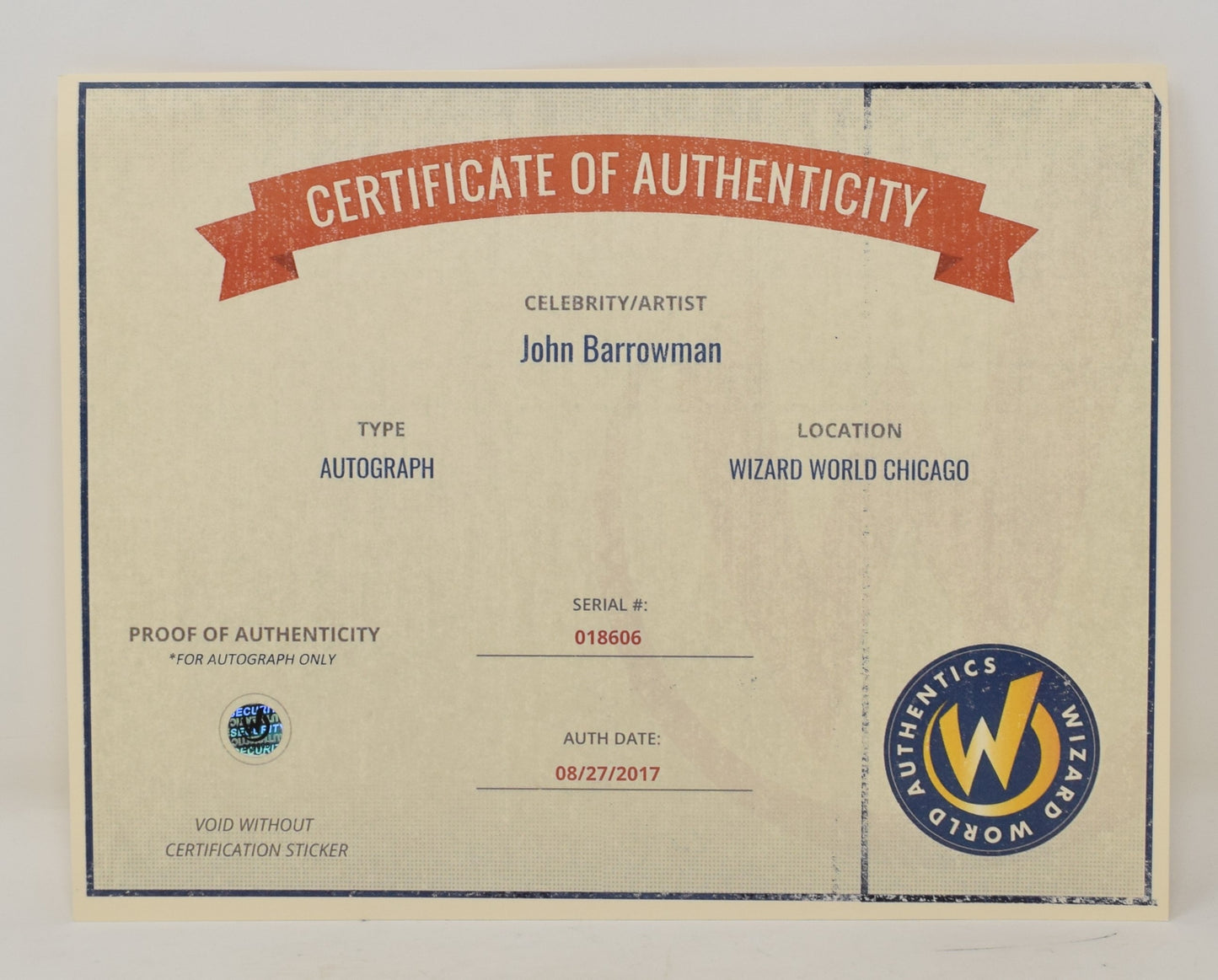 John Barrowman Arrow Dark Archer CW Signed Autograph 8 x 10 Photo COA