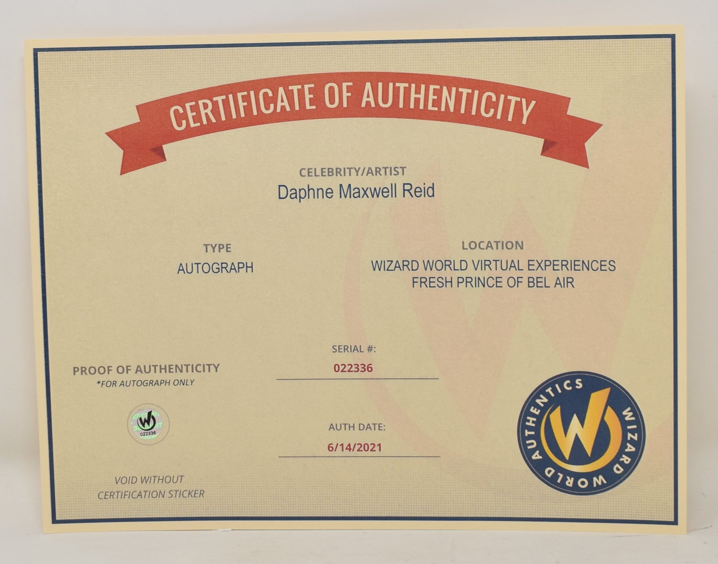 Daphne Maxwell Reid Fresh Prince Of Bel Air Signed Autograph 8 x 10 Photo COA