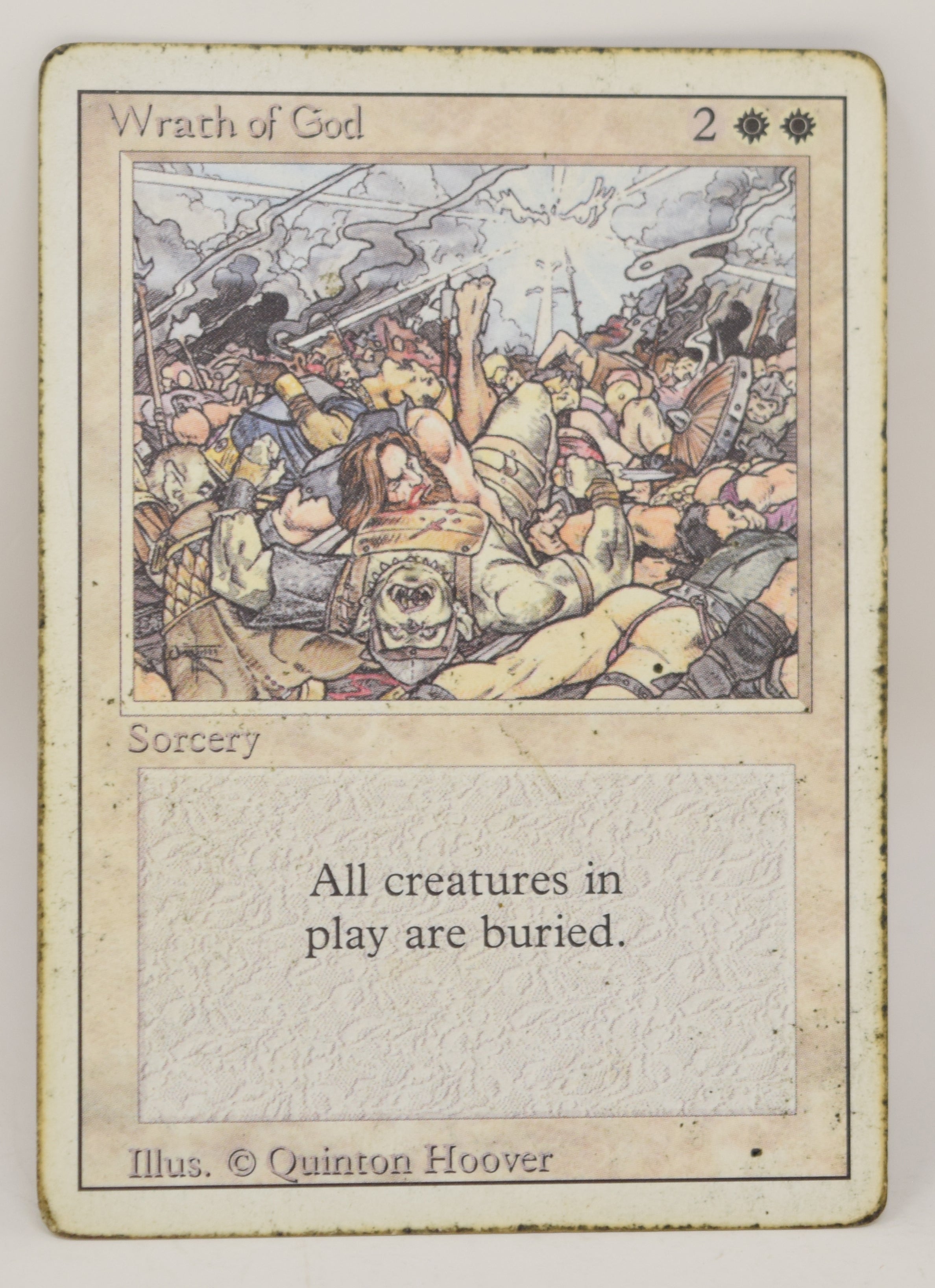 Magic The Gathering MTG Card Wrath Of God White Revised HP Magic The Gathering MTG Card Wrath Of God White Revised HP