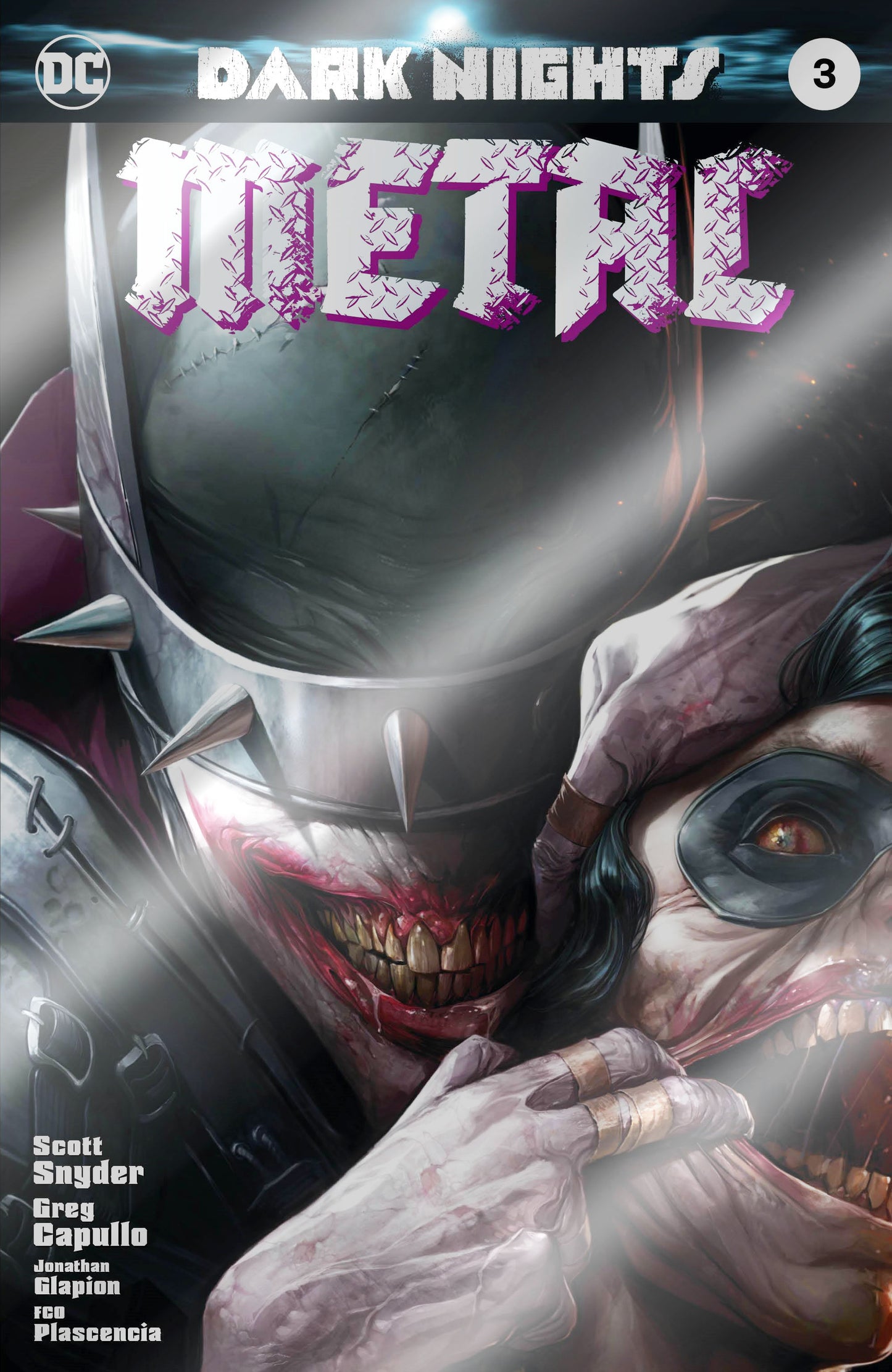 Teen Titans 12 Dark Nights Metal 3 Francesco Mattina DC 2018 1st Batman Who Laughs Foil Variant - Golden Apple Comics
