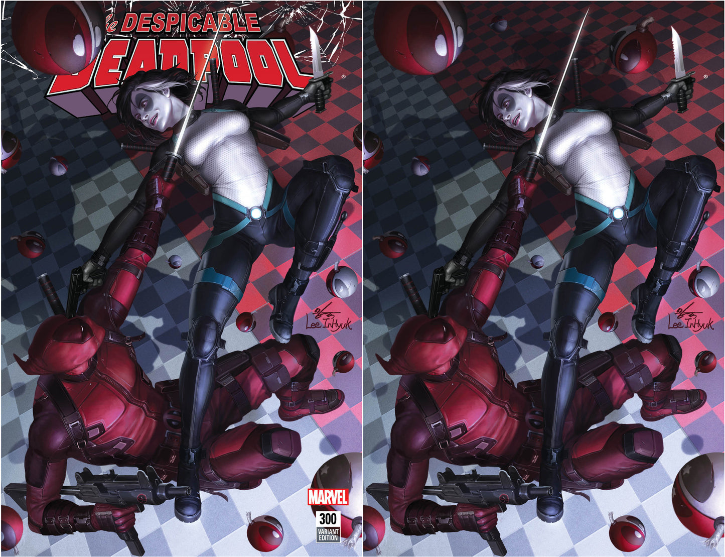 Despicable Deadpool 300 Marvel In-Hyuk Lee Variant Golden Apple Comics