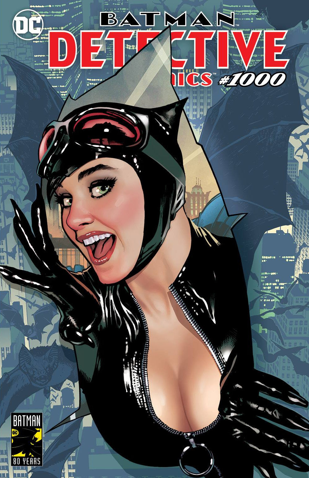 Detective Comics #1000 Adam Hughes Catwoman Variant Batman (03/27/2018) DC - Golden Apple Comics
