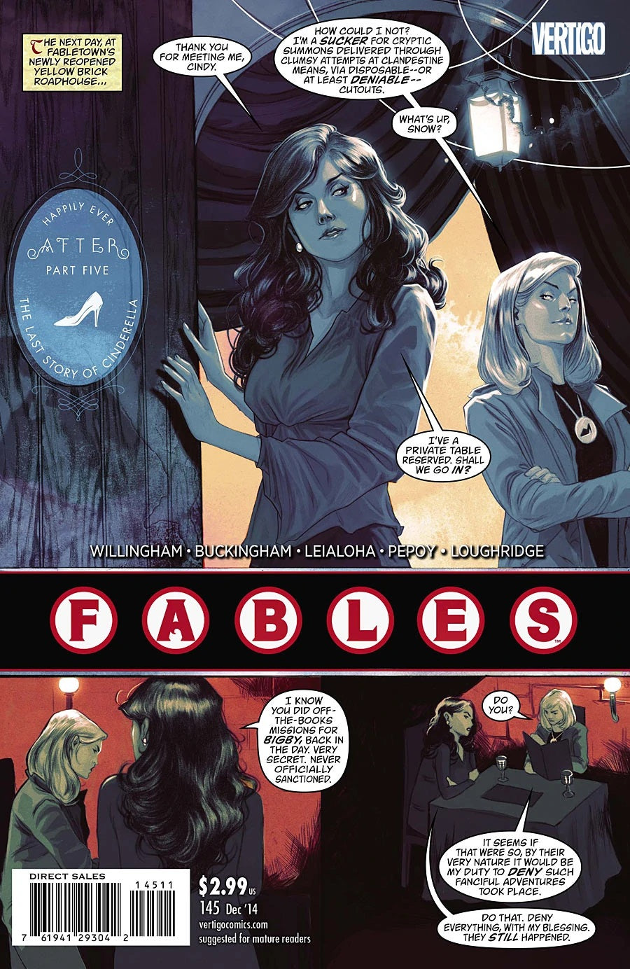 Fables #145 DC Vertigo 2014 Nimit Malavia Bill Willingham