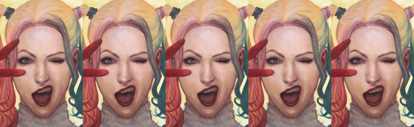 HARLEY QUINN #63 B Frank Cho Variant CARD STOCK Year Of The Villain THE OFFER (07/03/2019) DC