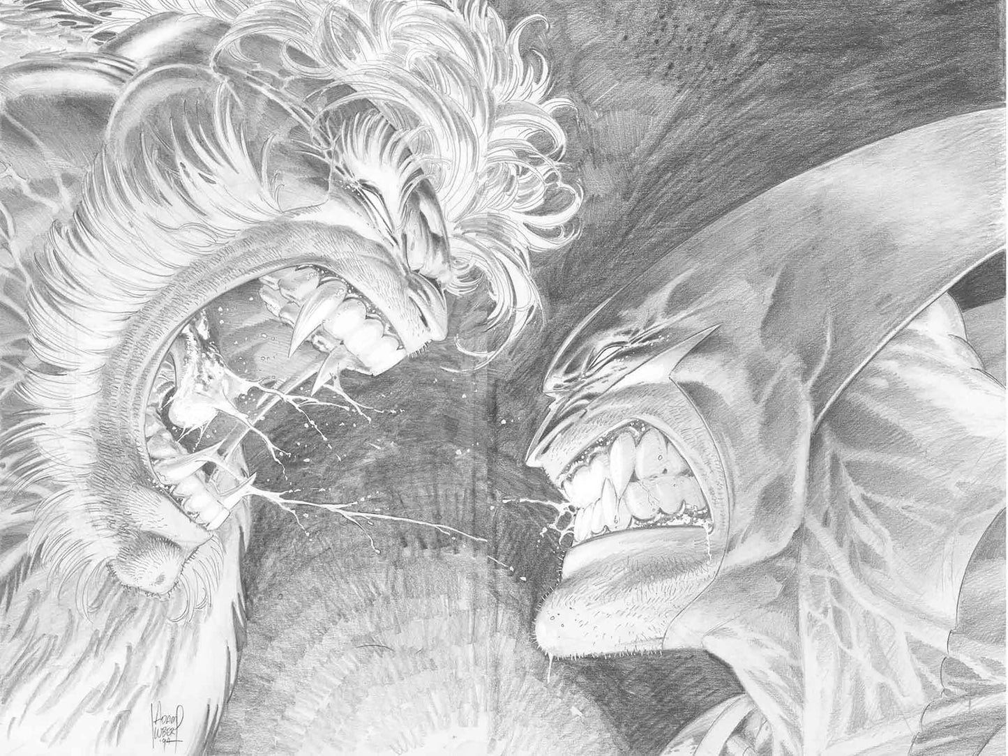 Hunt For Wolverine 1 Marvel Legacy 2018 1:1000 Andy Kubert Remastered B&W Wraparound Variant Sabretooth