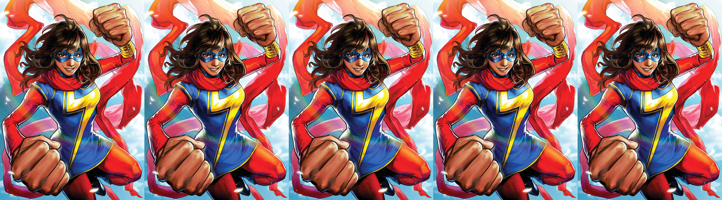 MAGNIFICENT MS MARVEL #3 B SUJIN JO BATTLE LINES Variant (05/29/2019) MARVEL
