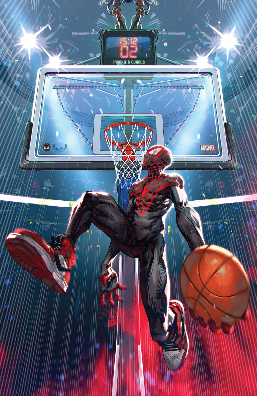 Miles Morales Spider-Man #23 Kael Ngu Basketball Slam Dunk Variant (02/17/2021) Marvel