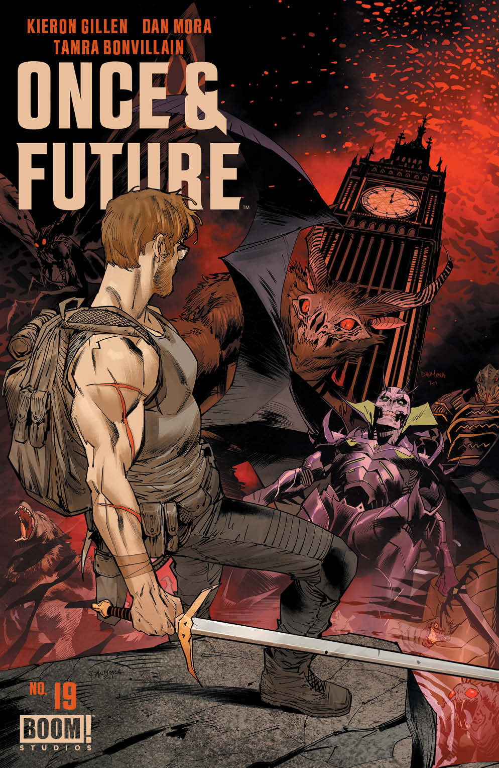 Once & Future #19 A Dan Mora Kieron Gillen (08/25/2021) Boom - Golden Apple Comics