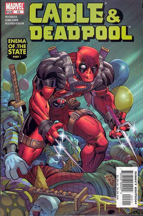 Cable & Deadpool 15 Marvel 2005 Patrick Zircher Fabian Nicieza Enema Of The State Wolverine 20 Homage