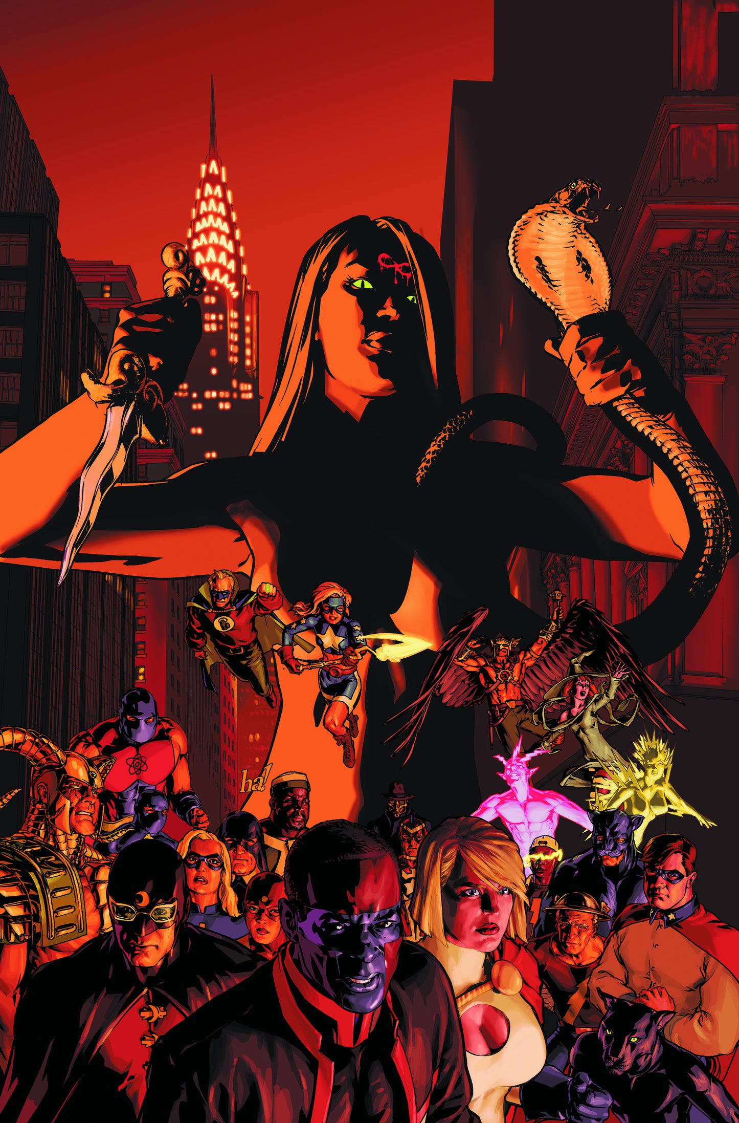 JSA Vs Kobra #1 (Of 6) DC 2009 Eric Trautmann Gene Ha