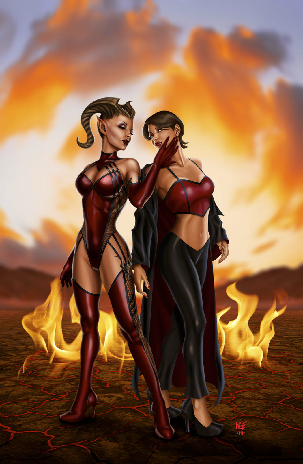 Grimm Fairy Tales GFT INFERNO RINGS OF HELL #2 (OF 3) D VALEZ (AOFD) (MR) Zenescope - Golden Apple Comics