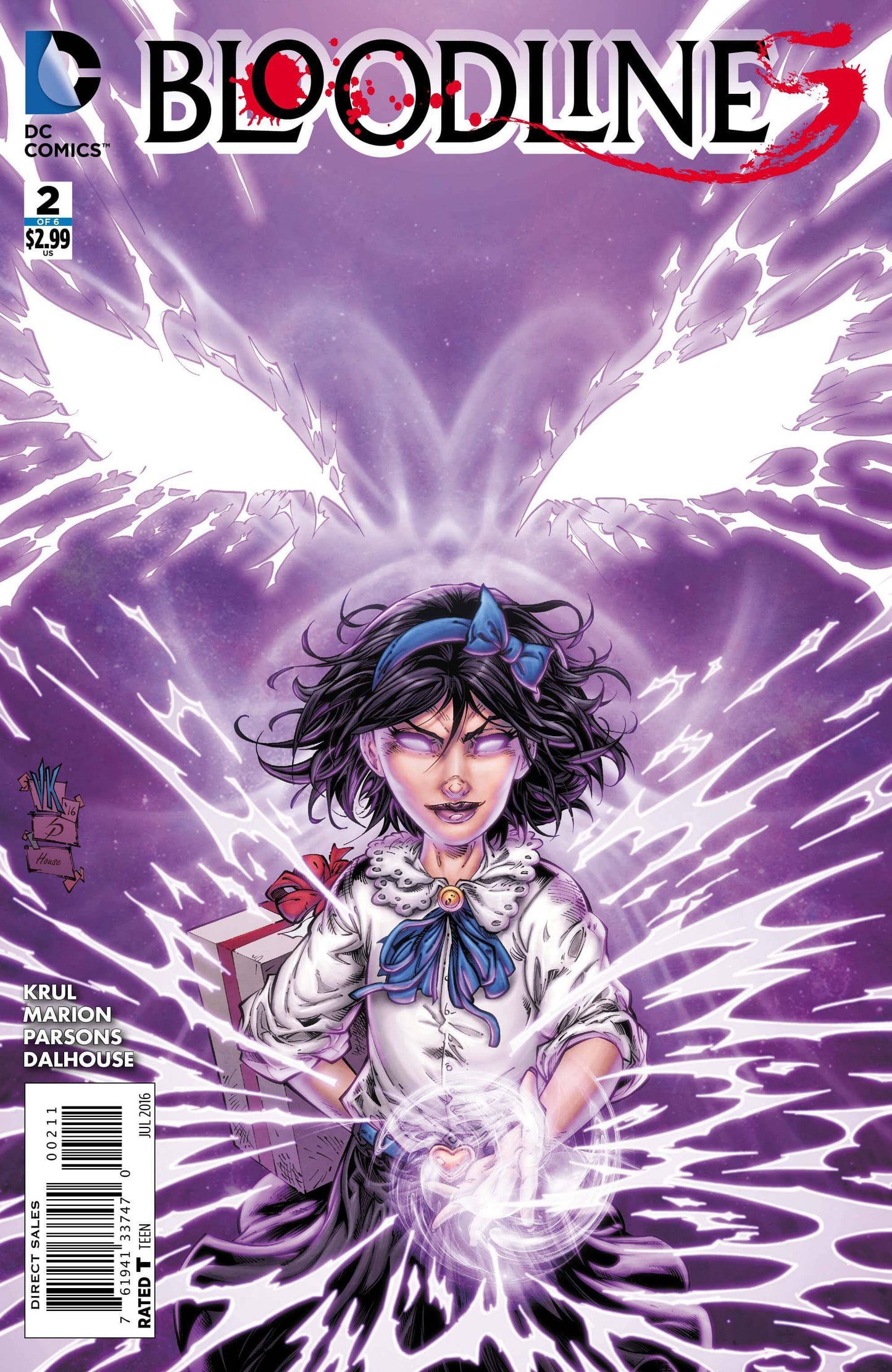 Bloodlines #2 (Of 6) DC 2016 Kenneth Marion JT Krul