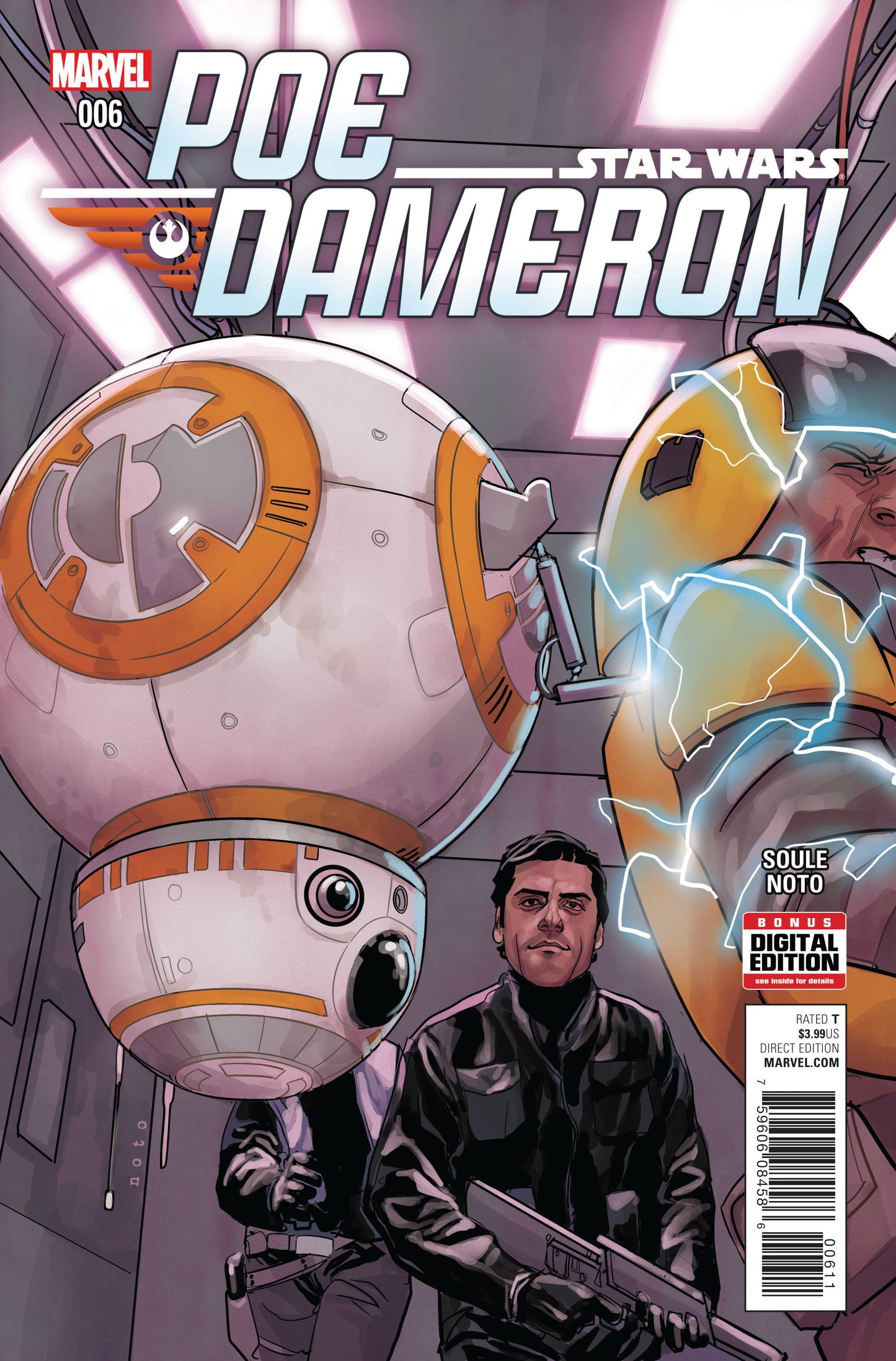 Star Wars Poe Dameron #6 A Marvel 2016 Phil Noto Charles Soule