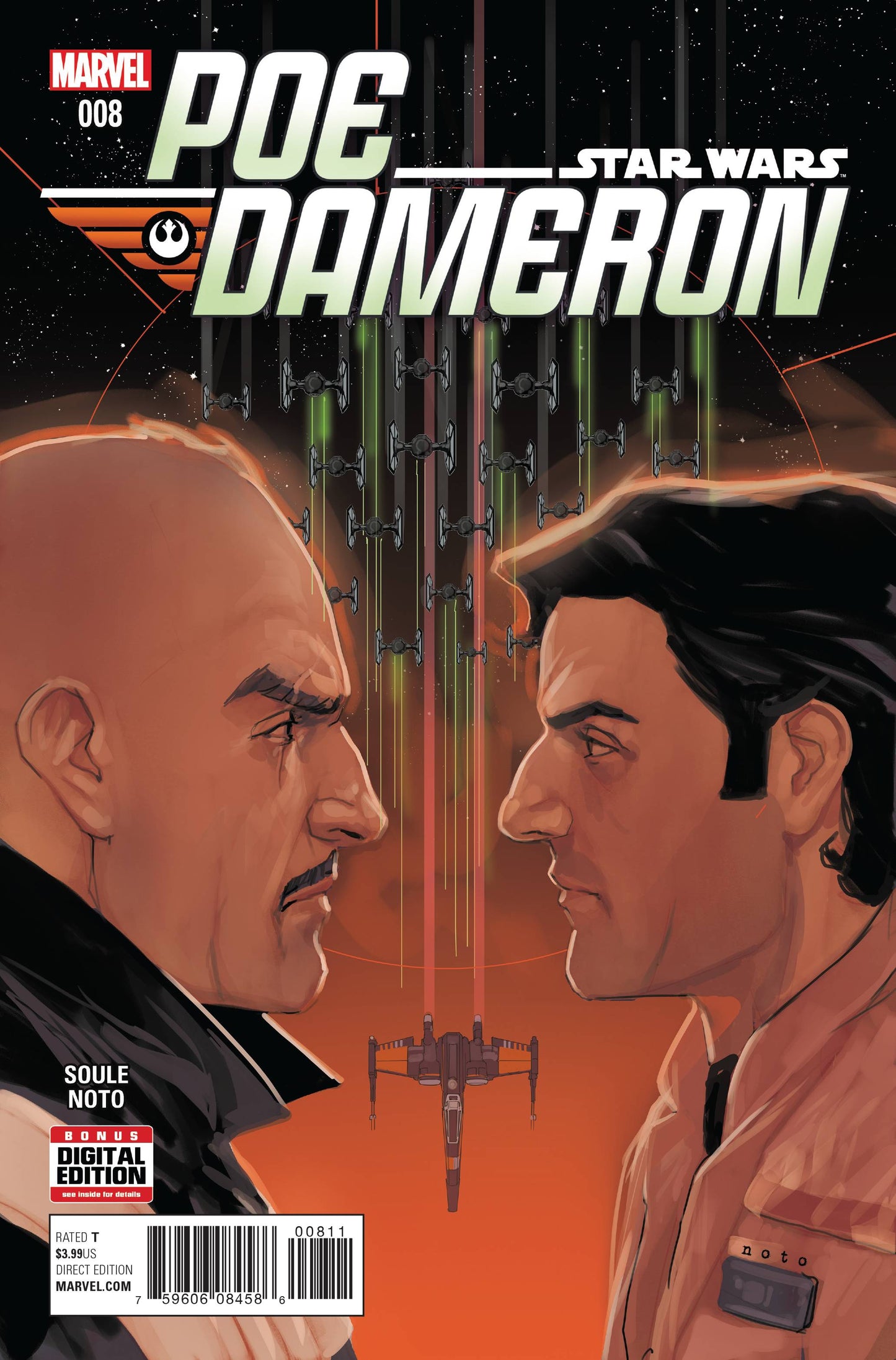 Star Wars Poe Dameron #8 A Marvel 2016 Phil Noto Charles Soule - Golden Apple Comics