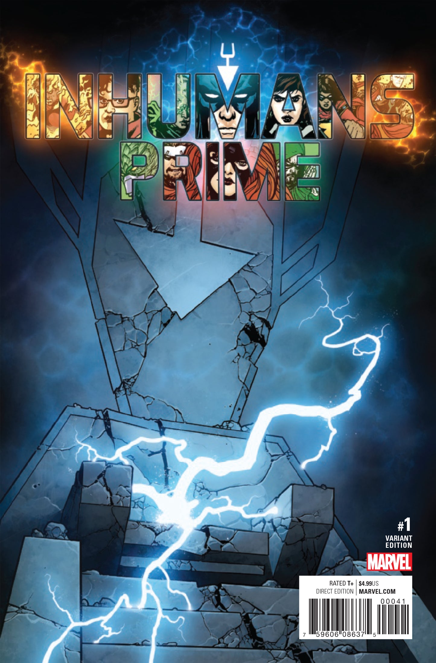 Inhumans Prime #1 E Var Marvel 2017 Al Ewing Ryan Sook