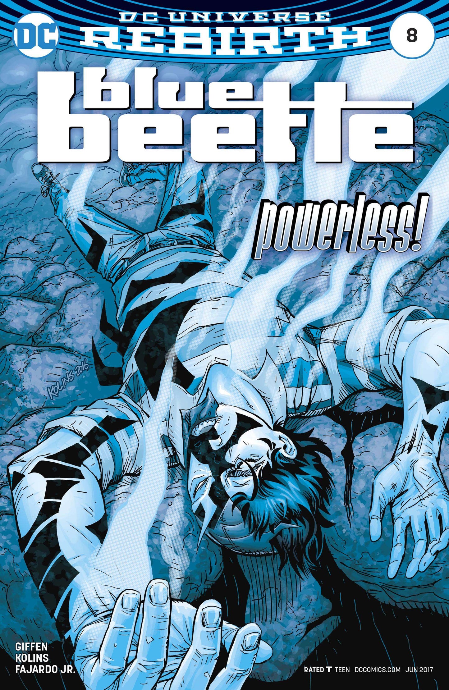 Blue Beetle #8 A DC 2017 Rebirth Scott Kolins Keith Giffen - Golden Apple Comics
